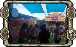 Full stage arena decor installations