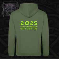 Something Different Hoodie Gathering 2025 Earth Green Back