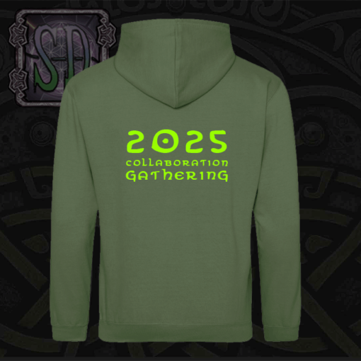 Something Different Hoodie Gathering 2025 Earth Green Back